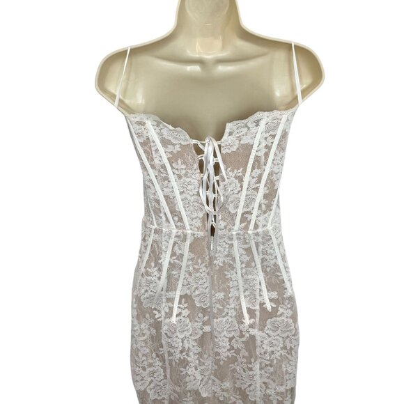 NEW V. Chapman White Capulet Midi Dress NWT - Size 6 - Picture 7 of 12